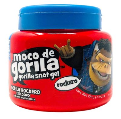 Moco de Gorila Rockero Hair Gel | Explosive Hair Styling Gel for Extreme Long-lasting Hold, Gorilla Snot Gel is the Ultimate Hair Gel to create any Rocker Hairstyle; 9.52 Ounce Jar