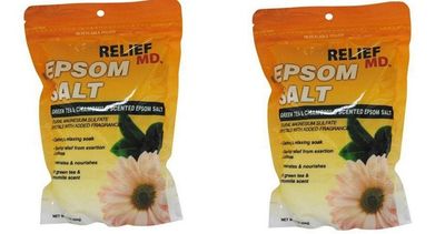Relief Green Tea and Chamomile Epsom Salt, Pack of 2