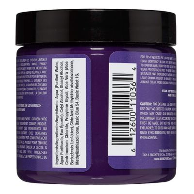 MANIC PANIC Electric Amethyst Purple Hair Dye - Classic High Voltage - Semi Permanent Bright Purple Hair Color With Violet And Blue Undertones - Vegan, PPD & Ammonia Free (4oz)