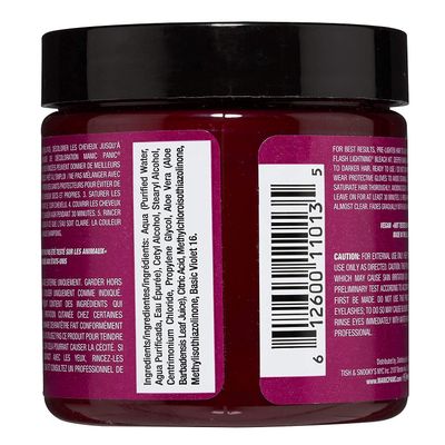 MANIC PANIC Fuschia Shock Hair Dye - Classic High Voltage - (2PK) Semi-Permanent Hair Color - Dark Pink Fuschia - For Dark & Light Hair - Vegan, PPD & Ammonia-Free - For Coloring Hair on Women & Men