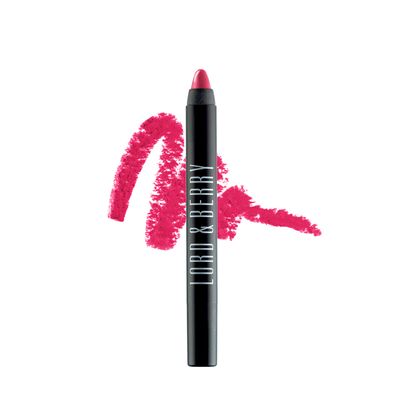 Lord &amp; Berry 20100 Crayon Shining Lipsticks Intense Color with Soft &amp; Creamy Touch Enriched with Vitamin E Hydrating Long Lasting Lipstick for Women, Vegan &amp; Cruelty Free Makeup Set, Peony