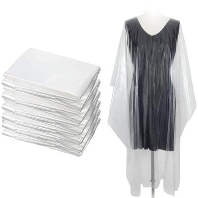 Disposable Capes Hair Salon - 100 Plastic Capes - Disposable Salon Capes - Plastic Salon Cape - Color Capes for Salon Hair Coloring - Disposable Shampoo Capes