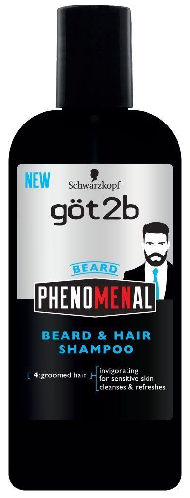 Got2b PhenoMENal Beard and Hair Shampoo, 8.4 Ounce