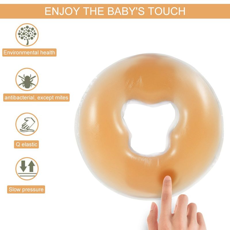 Salmue Silicone Pillow Soft Massage Face Relax Pillow Headrest, SPA Beauty Salon Skin Care Soft Overlay Weigh Cushion Pad, Salon Care Cushion Silicon Facial Relax Head Cradle
