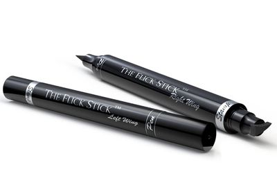 The Flick Stick Winged Eyeliner Stamp by Lovoir, Waterproof Make Up, Smudgeproof, Long Lasting Liquid Eye liner Pen, Vamp Style Wing, 2 Wingliner Pens (8mm Mini, Midnight Black)