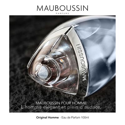 Mauboussin - Original Homme 100ml (3.3 Fl Oz) - Eau de Parfum for Men - Woody &amp; Aromatic Scents