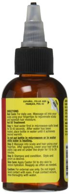 Jamaican Mango &amp; Lime Black Castor Oil, Argan, 2 Fl Oz