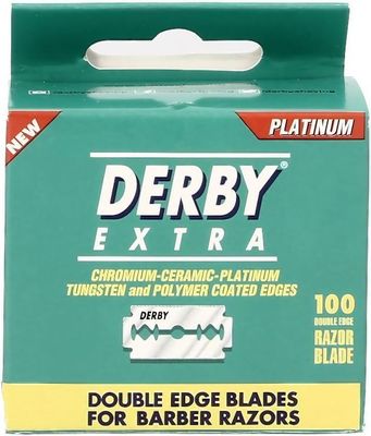 Double Edge Safety Razor Blades - Pack of 100 Blades