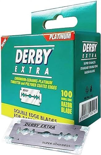 Double Edge Safety Razor Blades - Pack of 100 Blades