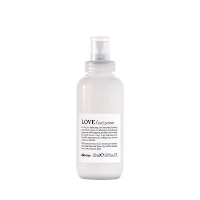 Davines Love Curl Primer, Anti-Humidity Blow-dry Prep Solution for Wavy And Curly Hair, Moisturizing Heat Protection, 5.07 Fl. Oz.