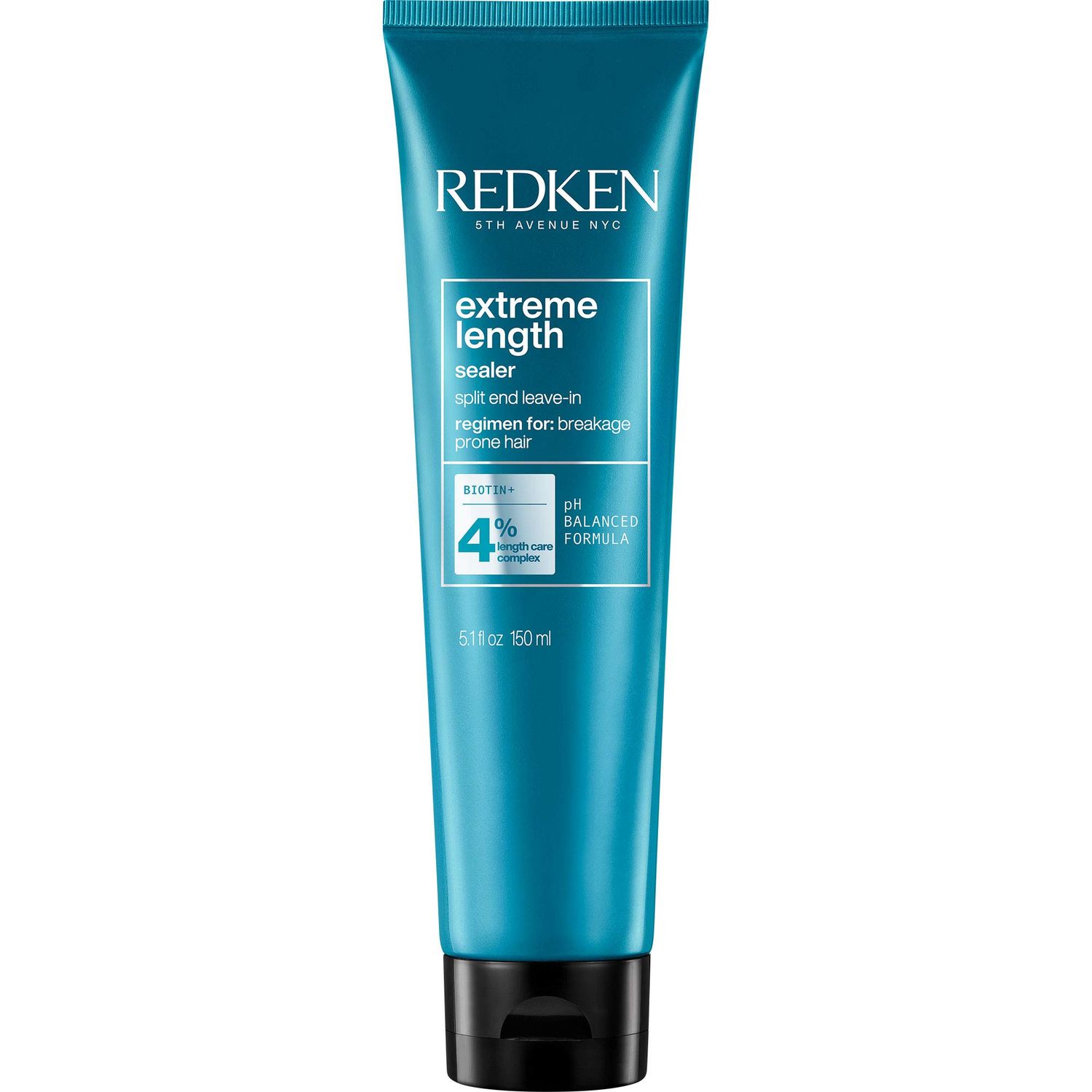 Redken Extreme Length Leave-In Conditioner | For Hair Growth | Seals Split Ends &amp; Prevents Breakage | Infused With Biotin | 5.1 Fl Oz