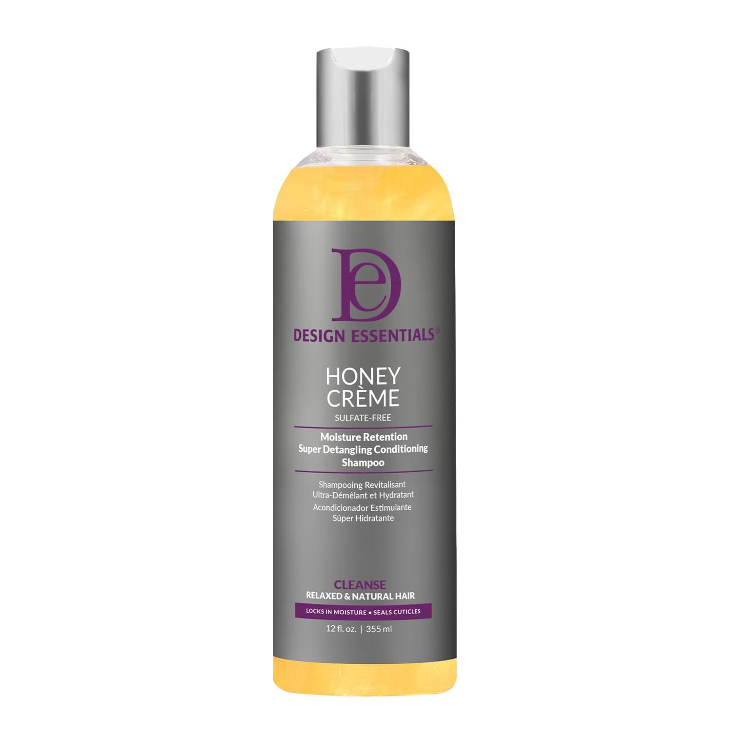 Design Essentials Honey Creme Moisture Shampoo, 8 Ounce