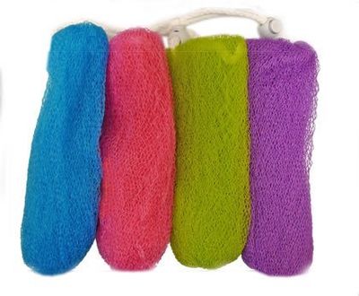 Aquasentials Exfoliating Mesh Soap Saver Pouch (4pk)(Color Assorted)