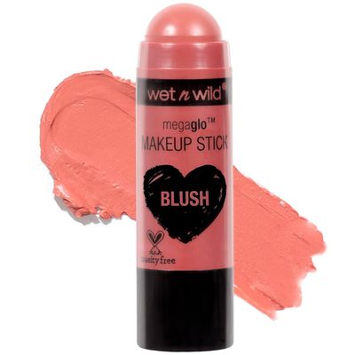 wet n wild MegaGlo Makeup Stick, Buildable Color, Versatile Use, Cruelty-Free &amp; Vegan - Pink Floral Majority