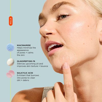 ZitSticka Killa Acne Patches for Face - World's Most Potent Pimple Patch with Fast-Acting Microdarts - Starts Working within 2 Hours for Deep, Early-Stage Zits &amp; Blemish - 4 Count