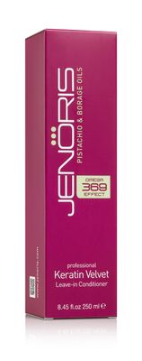 Jenoris Keratin Velvet Intensive Leave-in Treatment, Professional Hair Care Products, Infused with Pistachio Oil and Natural Keratin Deep Conditioning. (8.4 fl oz)