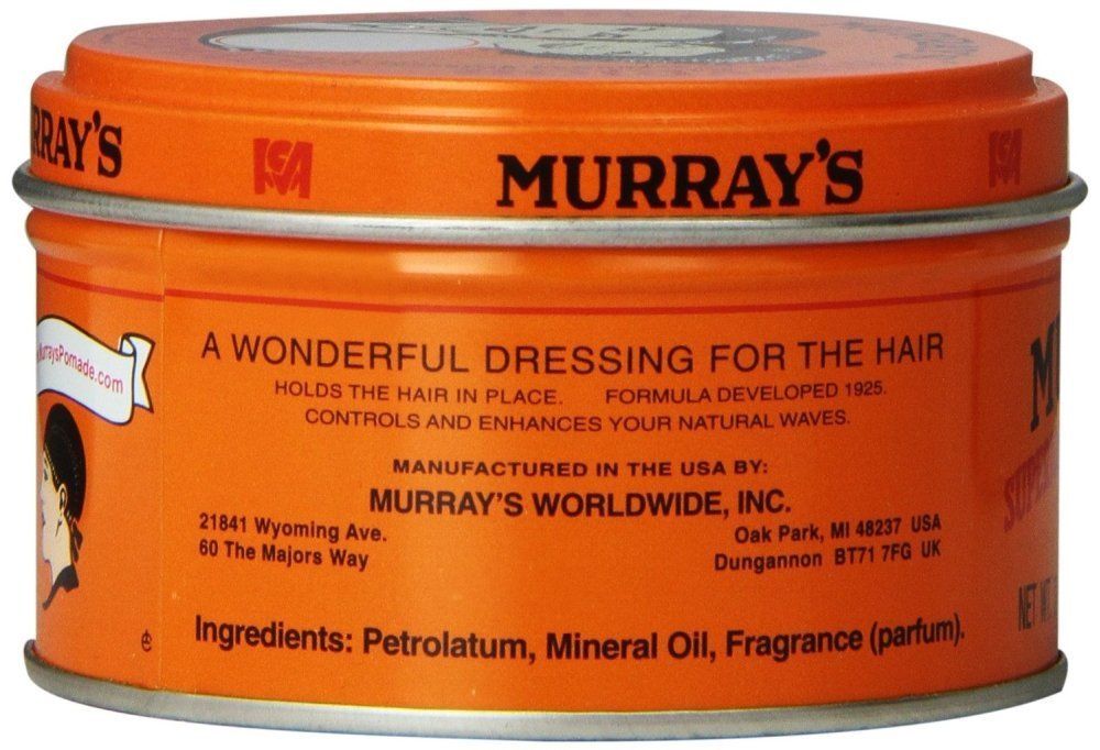 Murray&#39;s Superior Hair Dressing Pomade, 3 Ounce (Pack of 4)