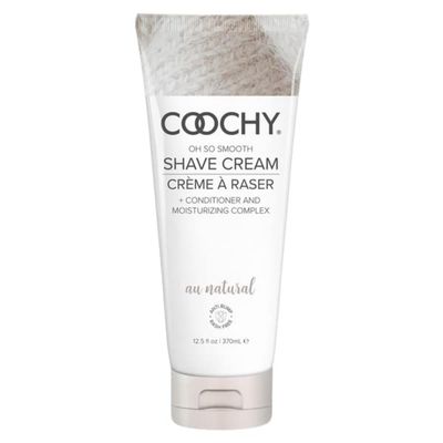 Coochy Intimate Shaving Cream | Shave Conditioner &amp; Moisturizer for Face &amp; Body | Ideal for Sensitive Skin Care, Anti-Bump | Au Natural, 12.5 oz