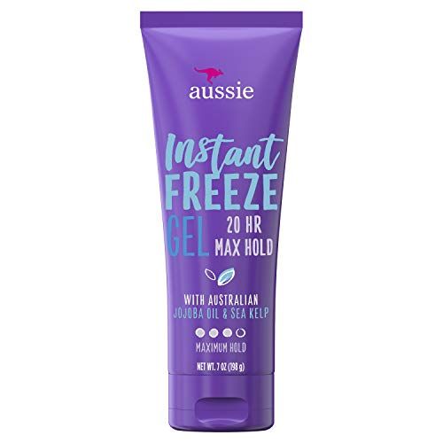 Aussie Instant Freeze Hair with Jojoba Oil &amp; Sea Kelp Gel, 7.0 oz