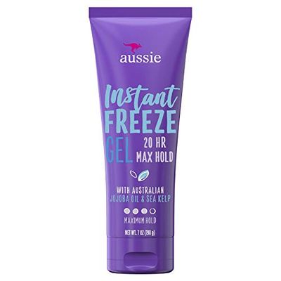Aussie Instant Freeze Hair with Jojoba Oil &amp; Sea Kelp Gel, 7.0 oz