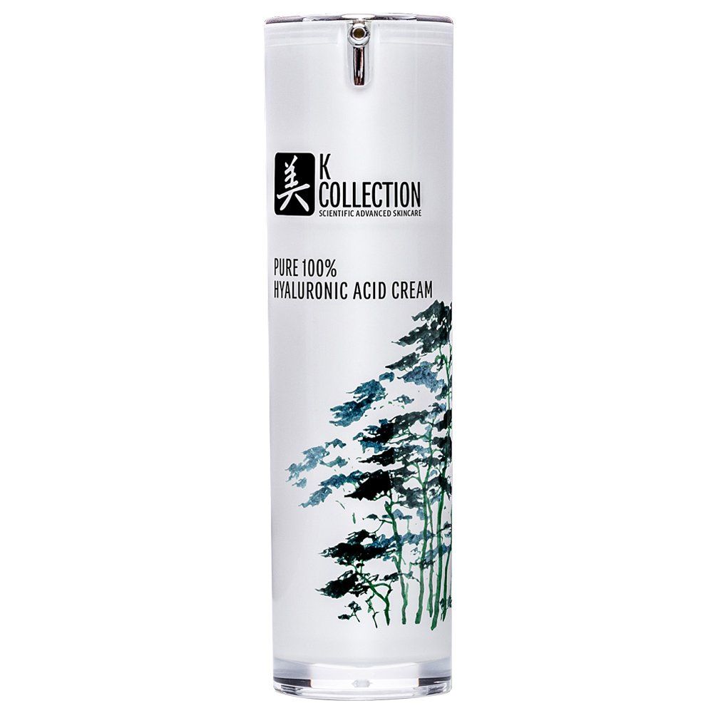K Collection Pure Hyaluronic Acid Cream for Face | Professional Grade | Korean Inspired Skincare | May Help Smooth the Appearance of Wrinkles &amp; Brightens for More Youthful-Looking Skin |1 fl oz