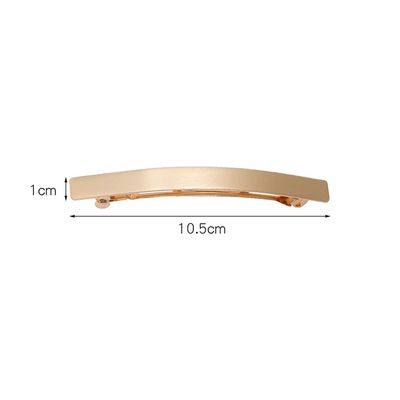 2Pcs 4" Metal Hair Clips Spring Clip Barrette Wrapping Hairpins Hair Accessories for Girls Women Ladies Gold and Silver