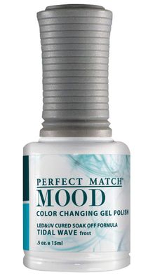 LeChat - Perfect Match Mood Gel Polish - Tidal Wave - (0.5 Ounce) - Frost Finish - Changes with Temperature - Long Lasting Shine