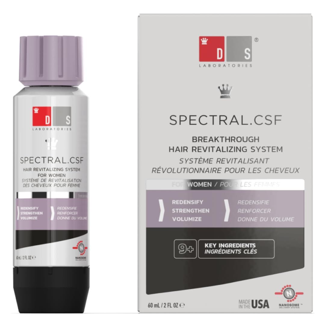 DS Laboratories Spectral.CSF Hair Regrowth Treatment for Women - Biotin Serum for Hair Growth, Thinning, and Thickening