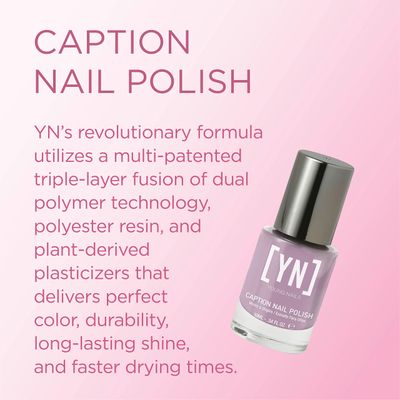 Young Nails Caption Nail Polish. Chip Resistant Nail Lacquer with Glossy Shine Finish, Professional Nail Polish