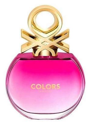 Benetton Colors De Rose Eau De Toilette Spray for Women, 2.7 Ounce