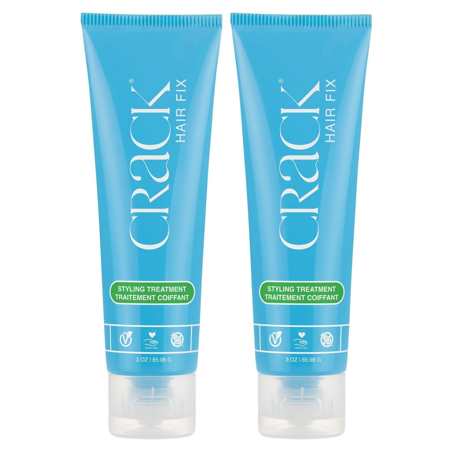 Crack HAIR FIX Styling Creme - Multi-Tasking, Anti-Frizz, Leave-In Styling Aid With Protection
