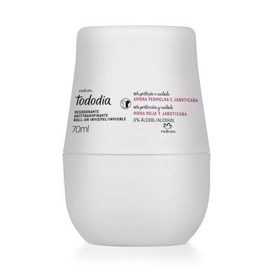 Natura - Linha Todo Dia (Amora Vermelha e Jabuticaba) - Desodorante Antitranspirante Feminino Roll-On 70 Ml - (Red Berries and Jabuticaba - Roll-On Antiperspirant Deodorant For Women 2.36 Fl Oz)