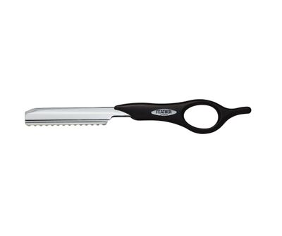 Jatai Feather Detail Styling Razor, Black, 6.5&quot;, RAZOR ONLY