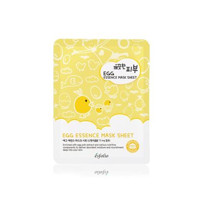 Esfolio Pure Skin Mask Box, Egg Essence, 11.8 Ounce