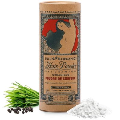 Non-Aerosol Dry Shampoo Powder - All-Natural &amp; Organic Hair Care for Dark &amp; Blonde Hair, Paraben &amp; Talc Free, No White Cast, Holiday Hair Gifts, Travel Size, Self-Care Gift, Vetiver &amp; Black Pepper,4oz