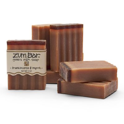 Zum Bar Goat&#39;s Milk Soap - Frankincense and Myrrh - 3 oz (6 Pack)