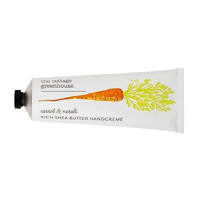 The Cottage Greenhouse Carrot &amp; Neroli Handcreme, 4 oz. - Hand Lotion for Women, Hand Cream for Dry Cracked Hands, Moisturizing Hand Cream, Shea Butter Lotion, Paraben Free &amp; Vegan