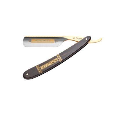 DOVO Bizmark Straight Razor with Ebony Wood Handle 6/8&#39;&#39;