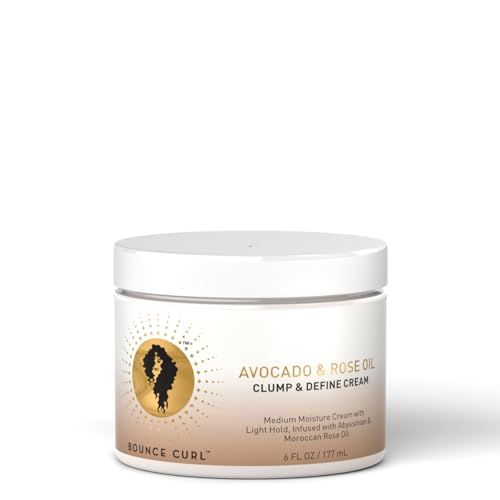 Bounce Curl Avocado &amp; Rose Oil Clump &amp; Define Cream for Curly Frizzy Hair