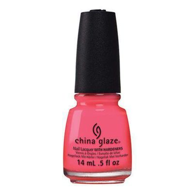 China Glaze Electric Nights Lacquer, Red&#39;y To Rave, 0.5 Fluid Ounce