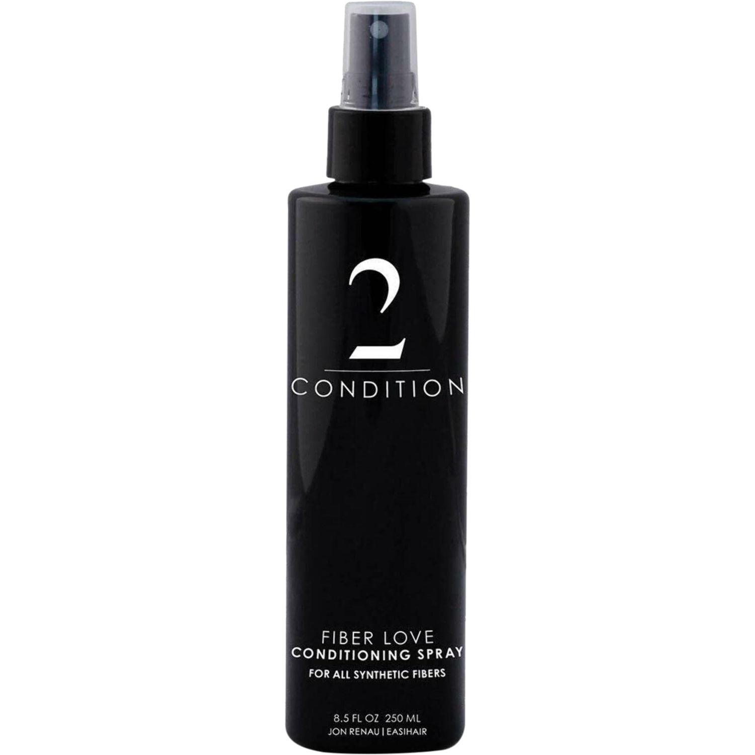 Jon Renau Fiber Love Synthetic Conditioning Spray, 8.5 oz - Leave-In Conditioner for Wigs, Toppers &amp; Hair Extensions - Detangles, Restores Shine &amp; Protects Synthetic Fiber