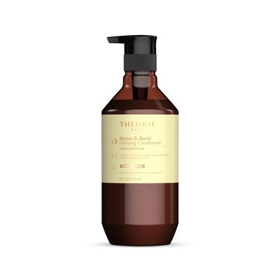 Theorie Monoi and Buriti Glossing Conditioner - Hydrate &amp; Shine - Suited for Coarse and Dry Hair - Protects Color &amp; Keratin Treated Hair, Pump Bottle 800mL