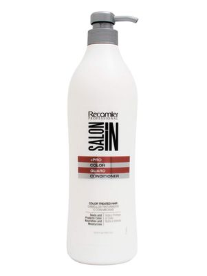 Color Guard Conditioner Recamier SalonIn Colored Hair Keep It Longer Until Next Dye | Acondicionador Cabello Tinturado Mantiene El Color Hasta El Sgte Tinturado 33.8 Ounces-1 Litro