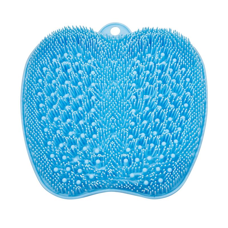 BESKAR Larger Foot Scrubber Mat with Non-Slip Suction Cups- Cleans, Smooths, Exfoliates &amp; Massages Without Bending, Circulation &amp; Soothes Tired Feet, Great for Shower or Bathtub