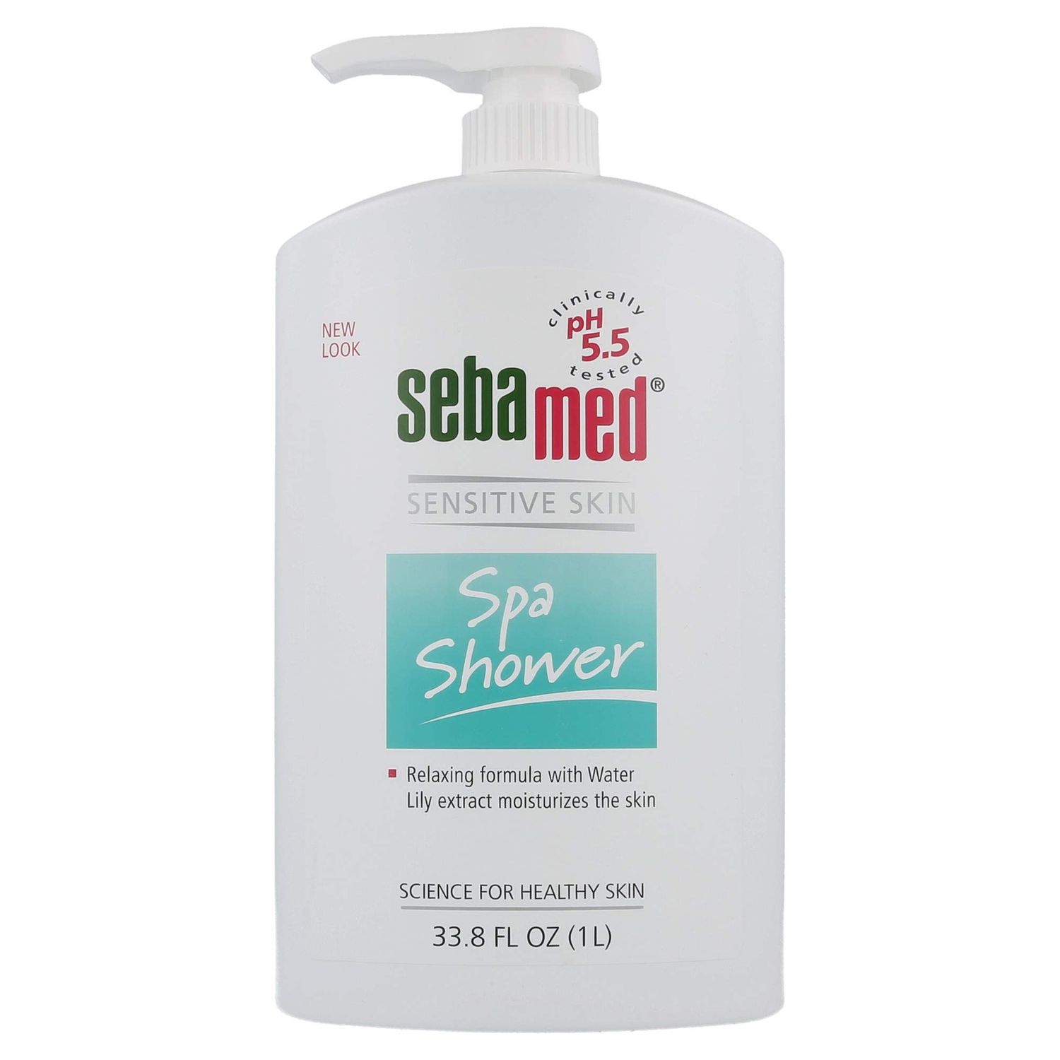 Sebamed Spa Shower Body Cleanser Wash, Hydrating and Refreshing pH 5.5 Relaxing Fragrance With Water Lily Extract 33.8 Fluid Ounces (1 Liter)