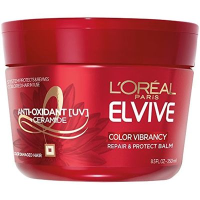 L&#39;Oreal Paris Elvive Color Vibrancy Repair and Protect Balm, 8.5 fl; oz; (Packaging May Vary)