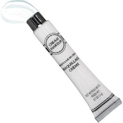 White Cream Makeup Costume Accessory - 0.7 Oz, 1 Count - Bold and Long-Lasting - Easy-to-Apply &amp; Full Coverage For Exceptional Transformations