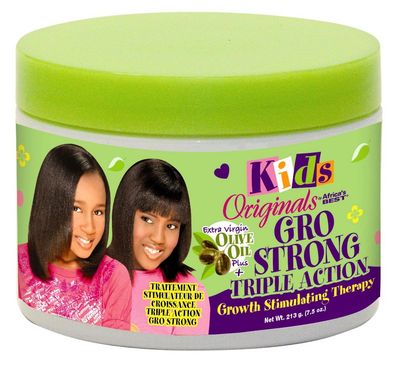 Africas Best Kids Orig Gro Strong Therapy 7.5 Ounce Jar (221ml) (2 Pack)