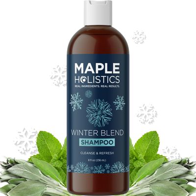 Sulfate Free Hard Water Shampoo - Deep Clarifying Shampoo for Build Up of Product and Minerals with Five Cleansing Mint Essential Oils for Replenishing Hydration and Hair Shine - Vegan &amp; Cruelty Free