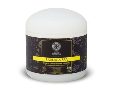 Natura Siberica Sauna &amp; SPA Natural Rich Daurian Body Butter Active Organics 370ml by Natura Siberica